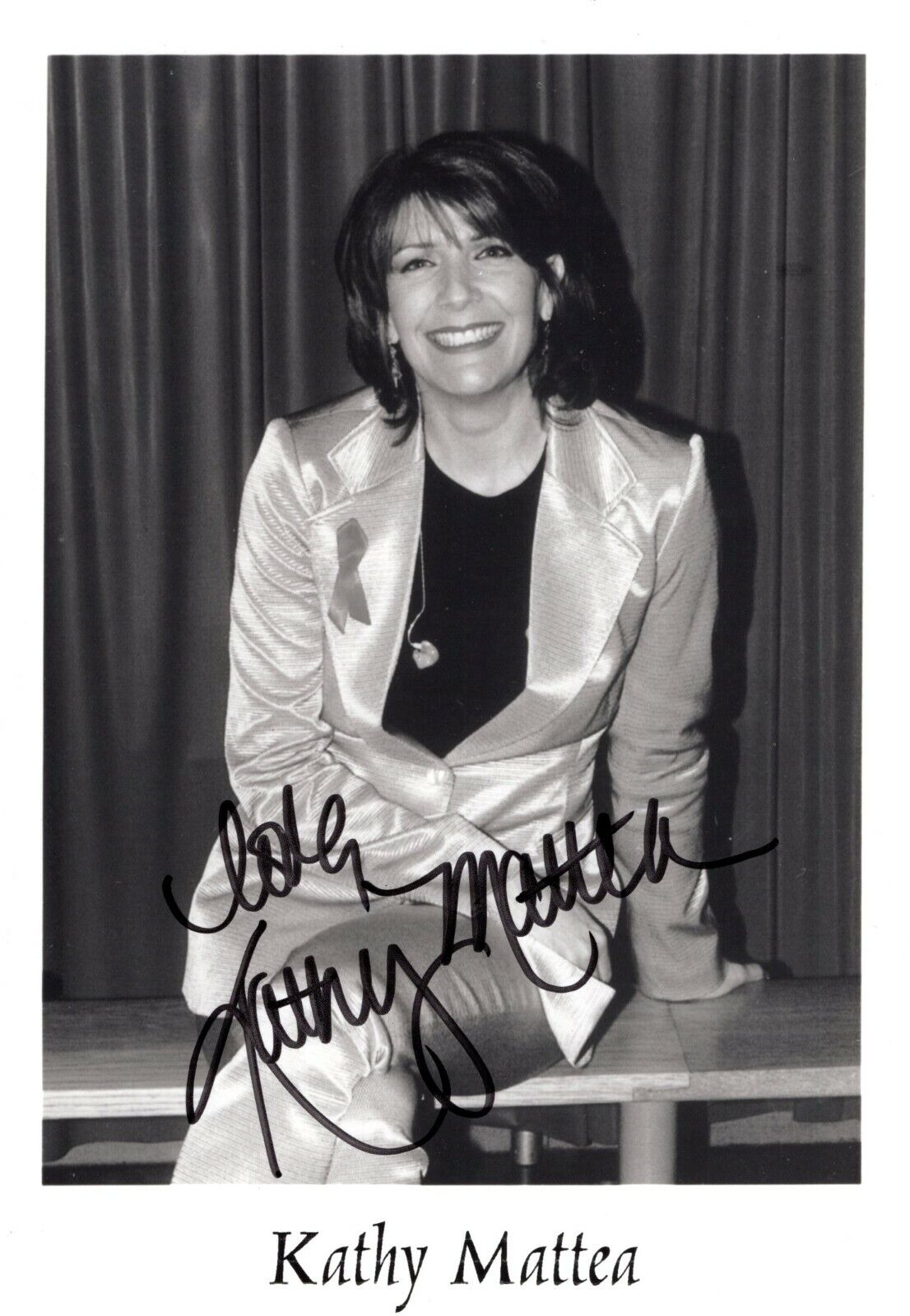 Kathy Mattea Country Singer Hand Signed Autograph 5x7 Photo Poster painting