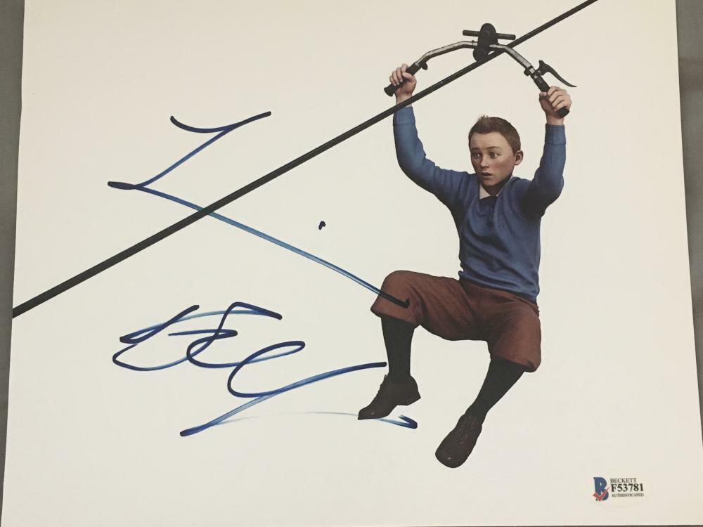 JAMIE BELL SIGNED AUTOGRAPH TIN TIN PROMO POSTER RARE 8X10 Photo Poster painting BECKETT COA