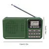 Portable DAB+ Digital Radio Bluetooth-Compatible Solar/Rechargable FM Radio