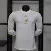 Joyfball 2025 Player Version Mexico National White Long sleeved Football Shirt 1:1 Thai Quality（The player version jersey is a bit tight, please pay attention to the size selection）