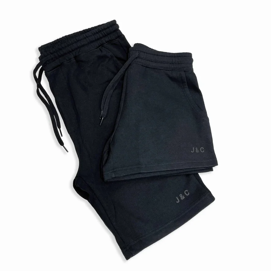 3D PUFF Print Custom Couple Matching Shorts