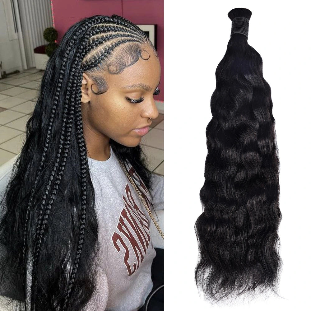 #1 Wave And Wet Bulk Human Hair For Boho Braids BORUIHAIR