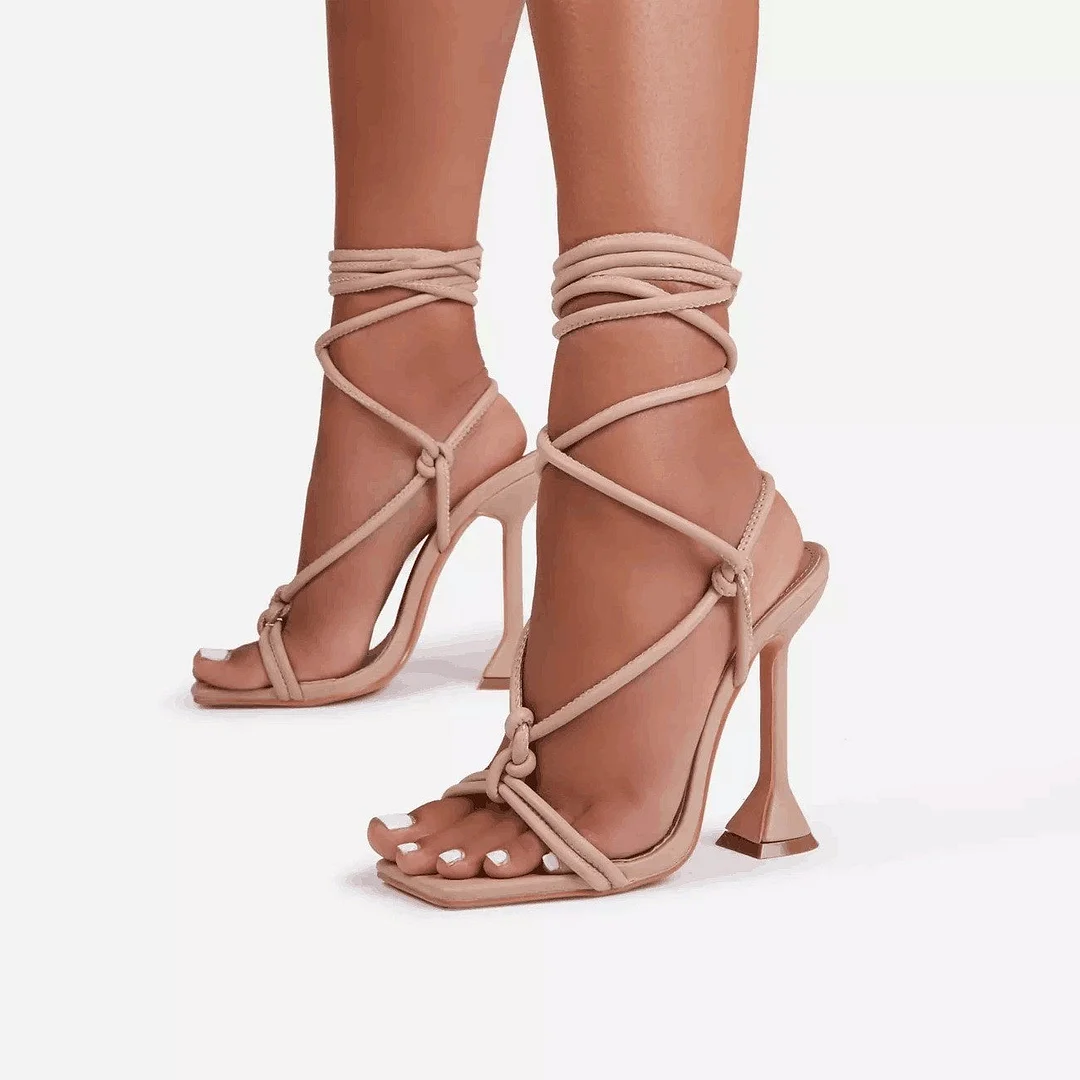 Women's Sexy Strappy High Hee Sandals