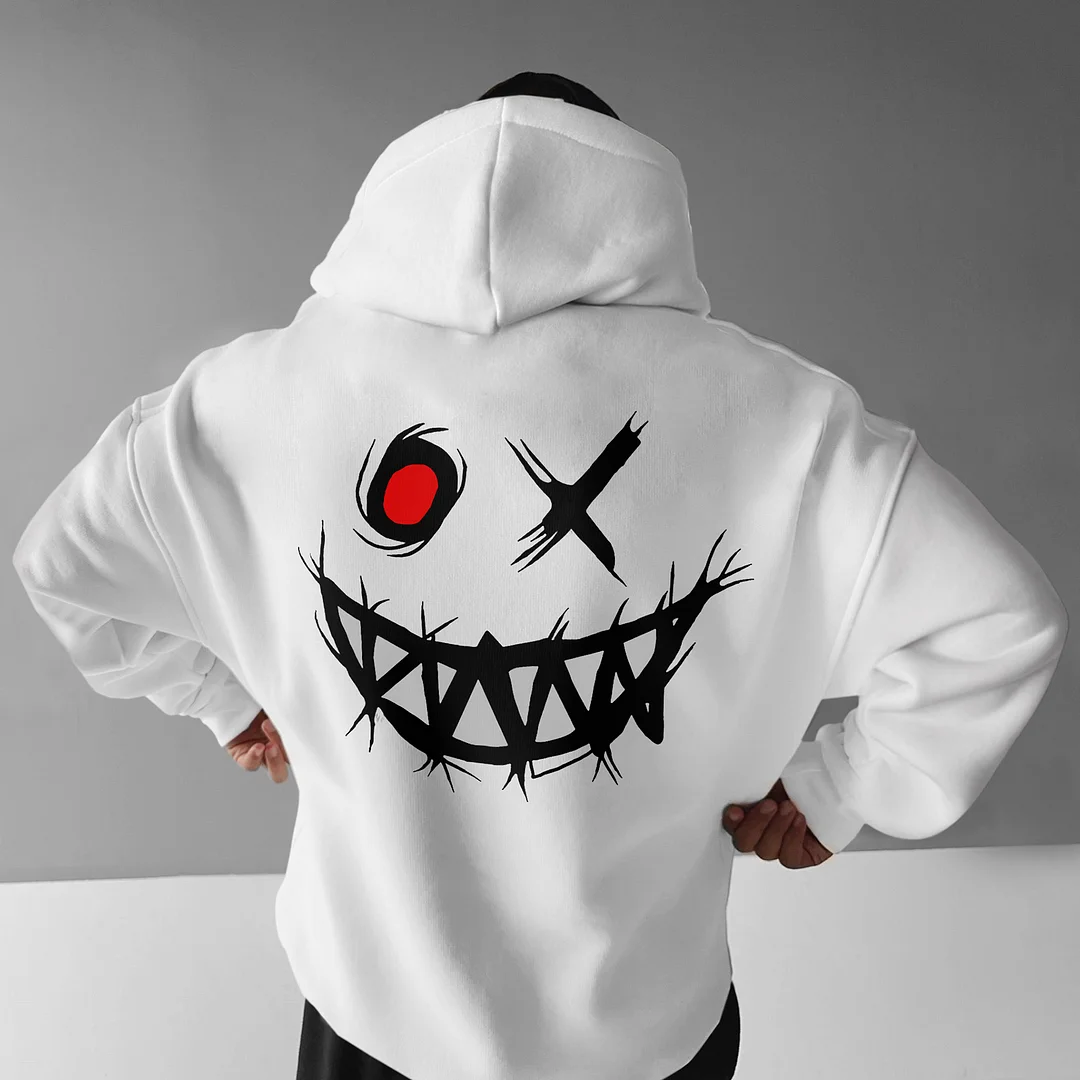 Oversize Smiley Hoodie