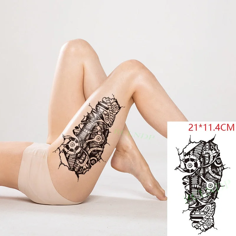 Waterproof Temporary Tattoo Sticker Arabic Letter Heart Love Sexy Pattern Personality Fake Tatoo Flash Tatto for Women Men