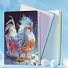 5D Diamond Mosaic Notebook 50 Pages DIY Partial Special Shaped Drill Journal A5 Chinese Zodiac Notebook Kit
