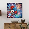 (Pre-Framed)Memorial day-Special Shape Diamond Painting Kit(25x25cm)