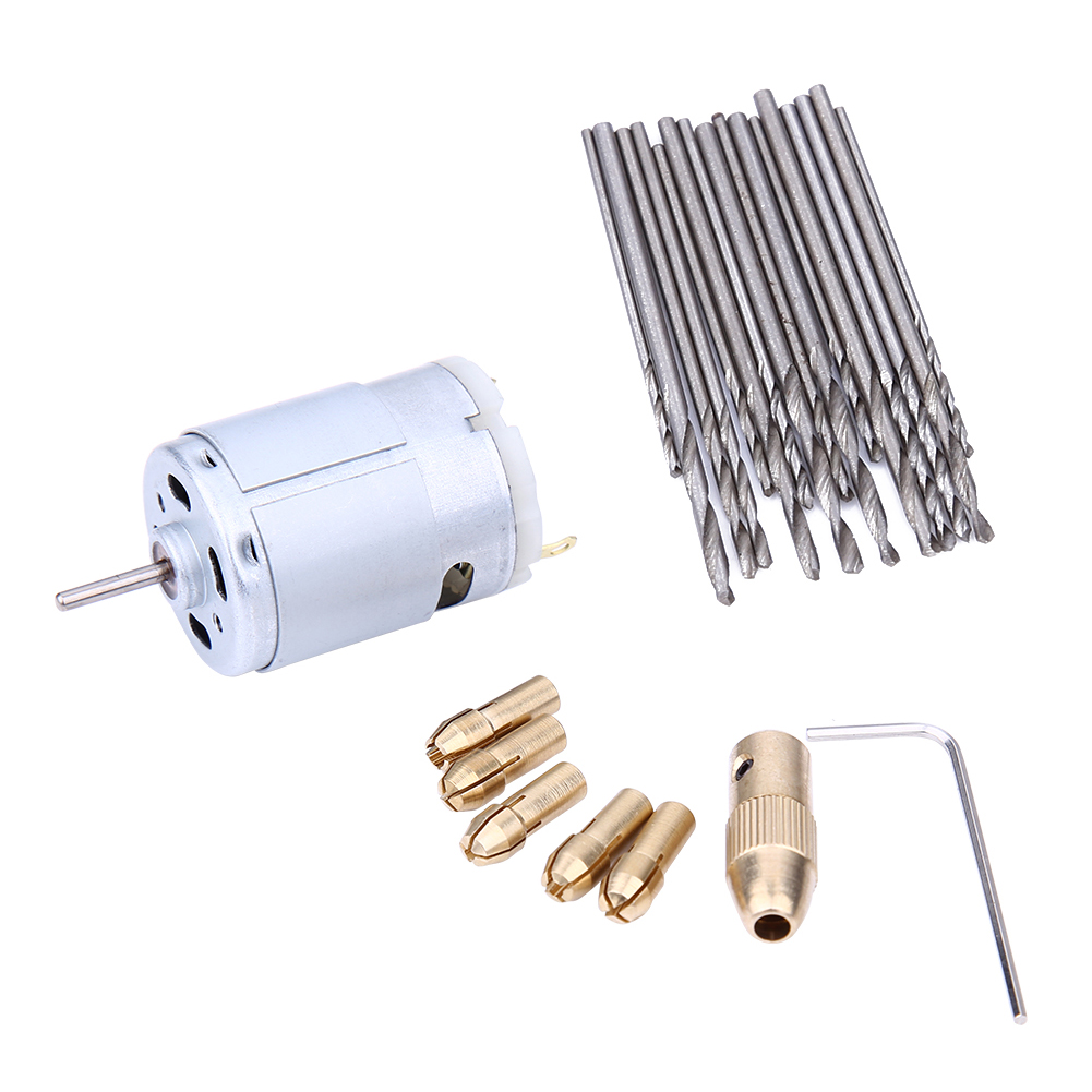 

Electric Hand Drill Mini Small 12V Motor and 0.8-1.5mm Twist Drill Rotary T, 501 Original