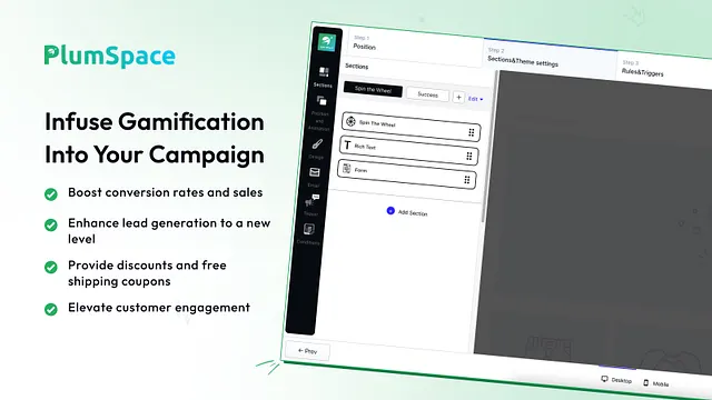 Spin Wheel & Gamification