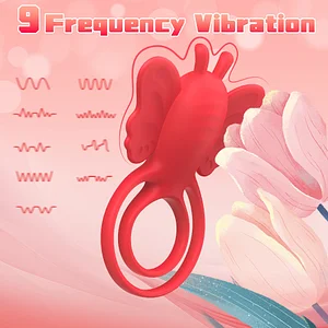 Remote Control Vibrating Butterfly Penis Ring For Couples