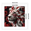 Lion-11CT Stamped Cross Stitch 40*40cm