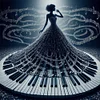 (Stamped/Counted) Piano Girl-11CT Cross Stitch 40*40cm/15.75*15.75in