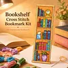 Bookshelf-11CT Stamped Cross Stitch Bookmark 18*6cm(Double Sided) tapestrymarket