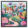 Colored Houses-14CT Counted Cross Stitch 40*40cm/15.75*15.75in
