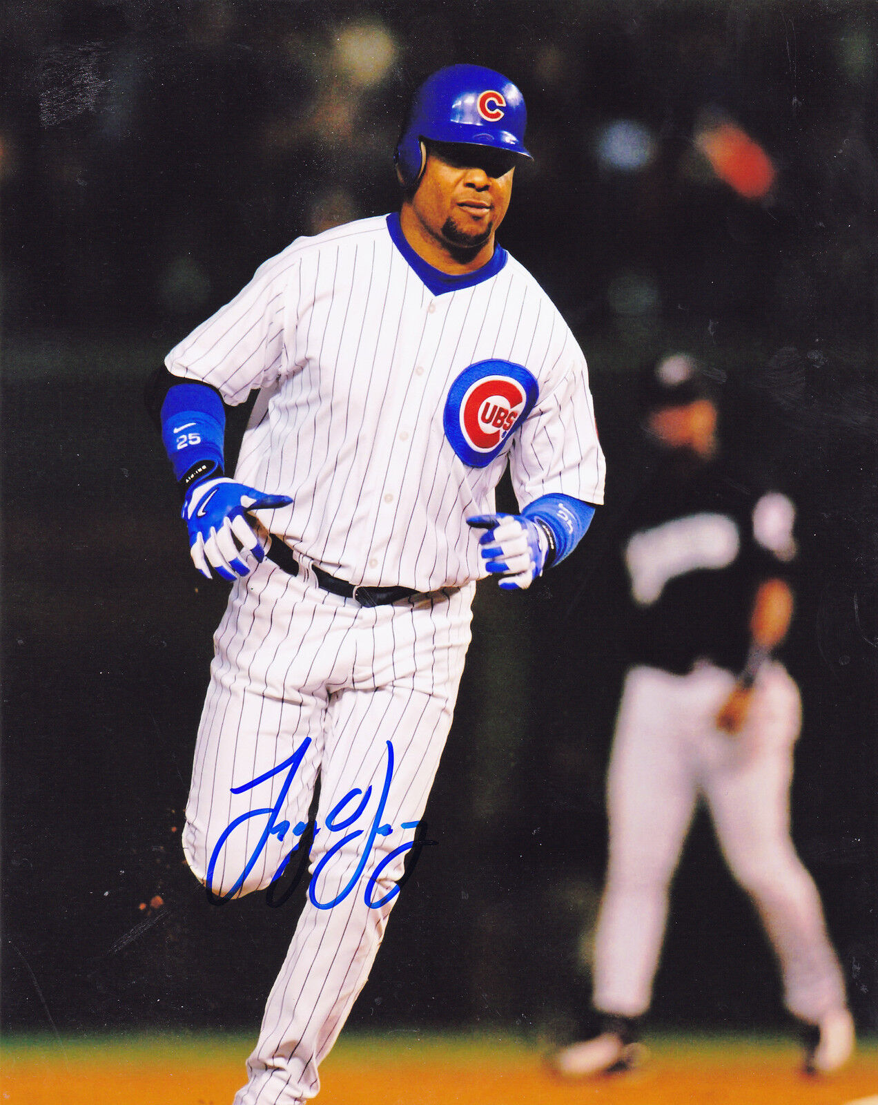 TROY O'LEARY CHICAGO CUBS ACTION SIGNED 8x10