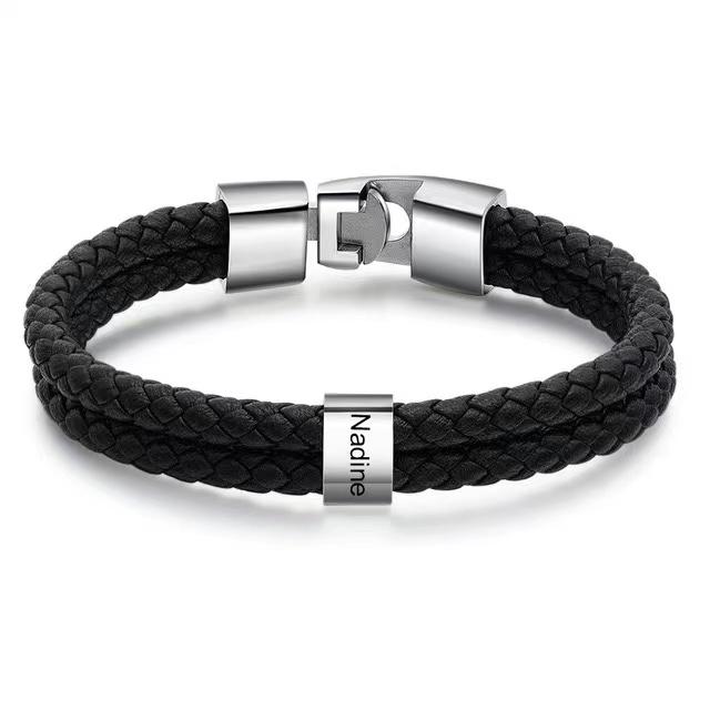 Loveyoufancy Loveyoufancy Leather Bracelet - Stylish and Personalized Accessories