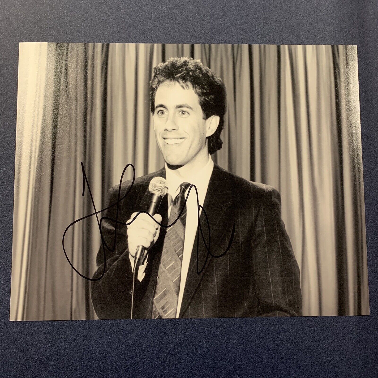 JERRY SEINFELD SIGNED 11x14 Photo Poster painting ACTOR AUTOGRAPHED SEINFELD COMEDIAN RARE COA