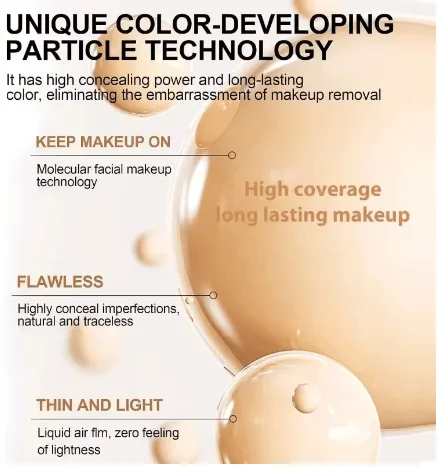 💖 Achieve Flawless Skin &ndash; 49% OFF &ndash; ✨Biomimic Foundation 4 in 1 - Light Spectrum