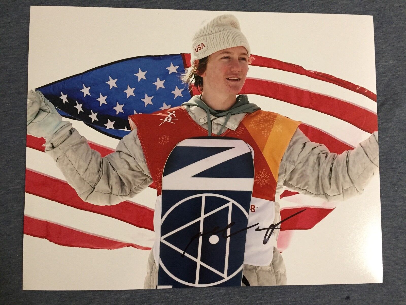 Red Gerard Signed Autographed 11x14 Photo Poster painting 2018 PyeongChang Olympics Snowboarding