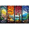 （AB/Square Drills)Four Seasons-Full Diamond Painting 65*40CM