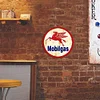 Mobilgas Gas Station - Round Metal Tin Signs(12*12Inch) - Garage