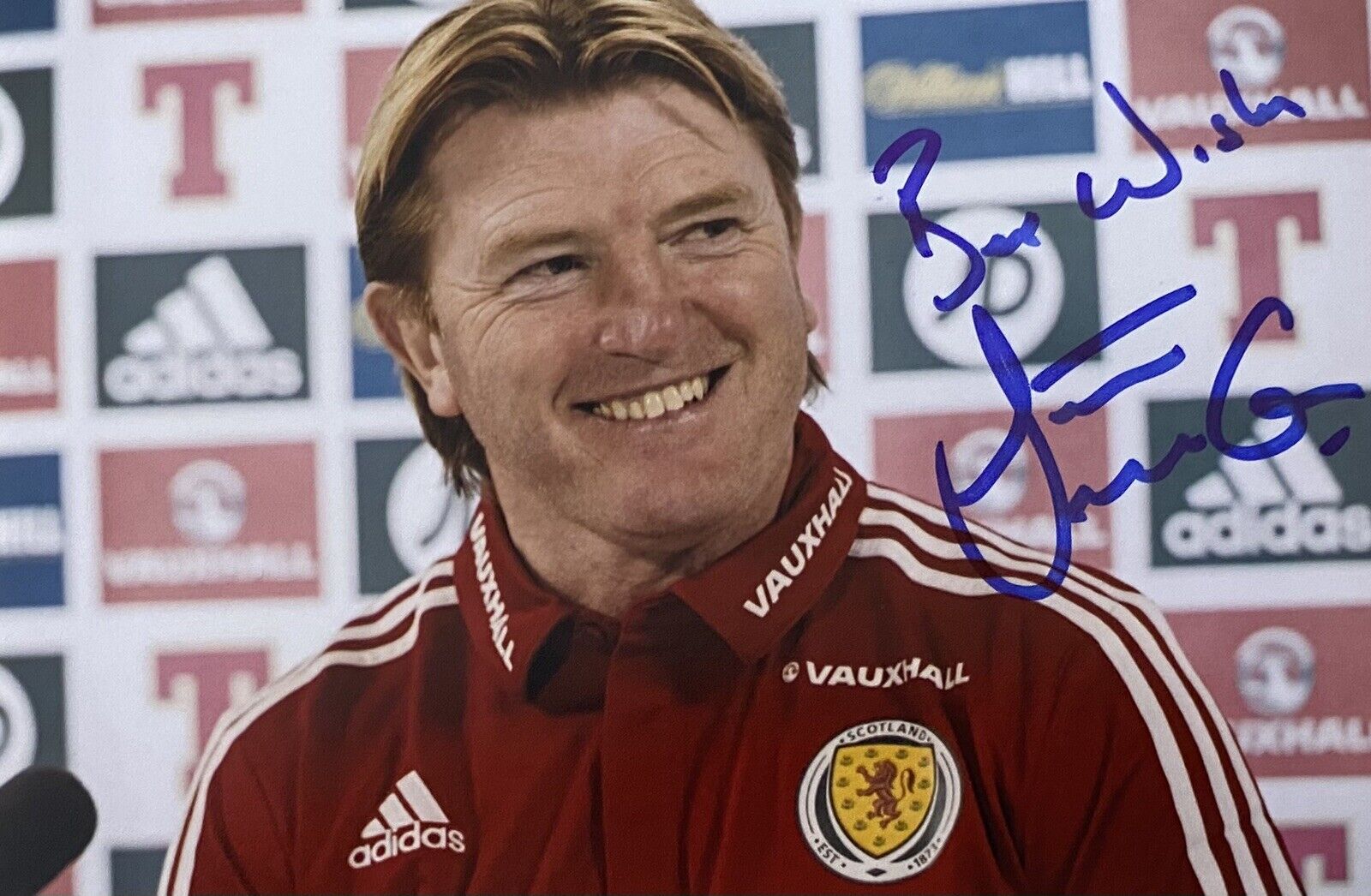 Stuart McCall Genuine Hand Signed Scotland 6X4 Photo Poster painting 2