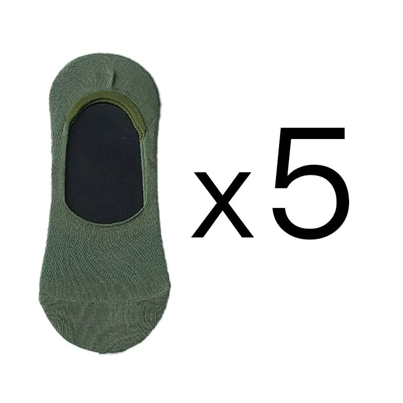 5 Pairs/lot Solid Mesh Women's Short Socks Pack No Show Invisible Socks Cotton Summer Breathable Thin Boat Sock Japanese Fashion