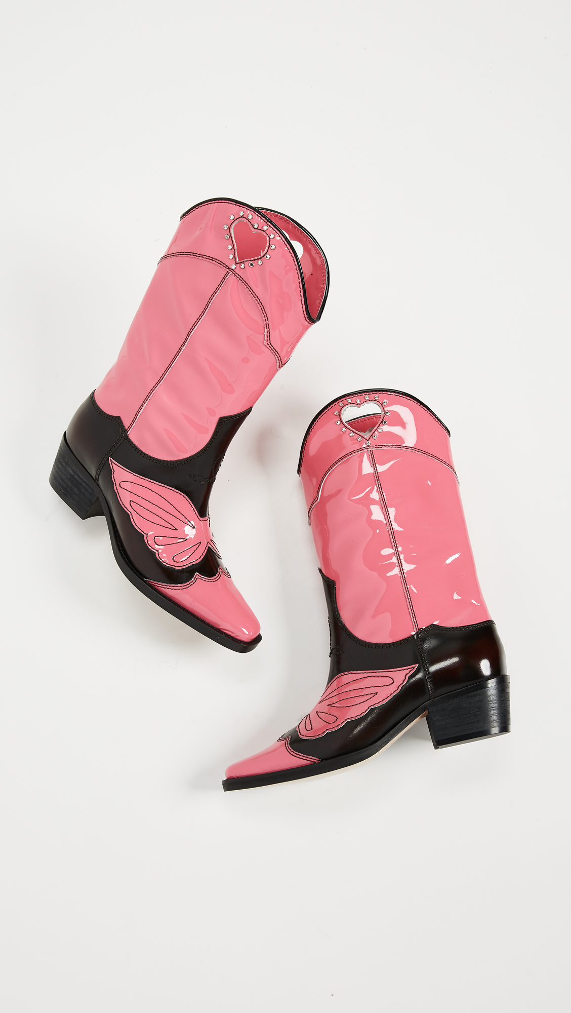 GOOSHOE Fuchsia Ankle Strap Platform Boots
