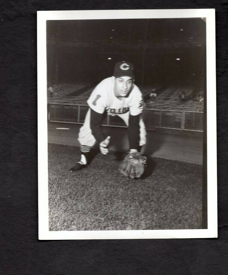 Miguel Mike de la Hoz Type I Louis Requena Press Original Photo Poster painting Cleveland Indian