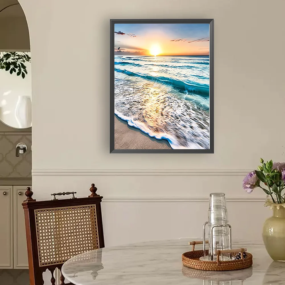 Diamond Painting - Full Round Drill - Seaside Scenery(Canvas|30*40cm)