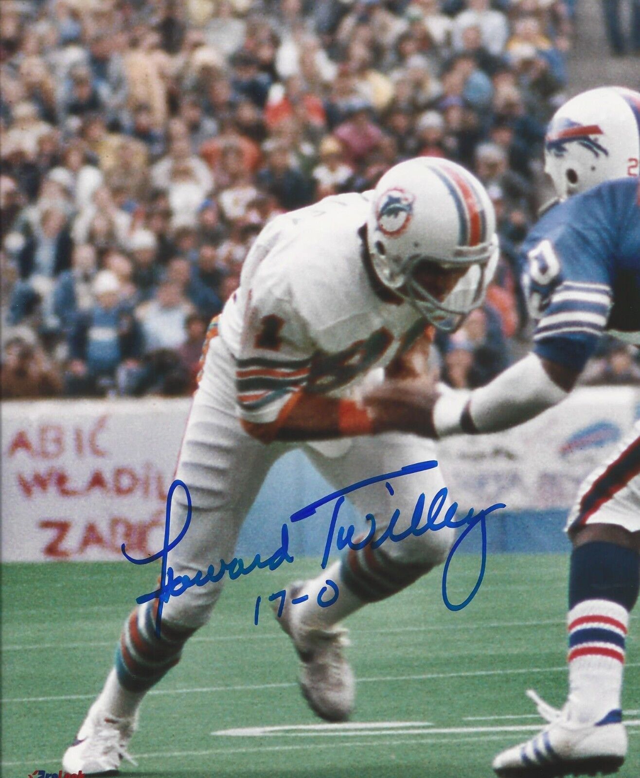 Signed 8x10 Howard Twilley Miami Dolphins Autographed Photo Poster painting - w/ COA