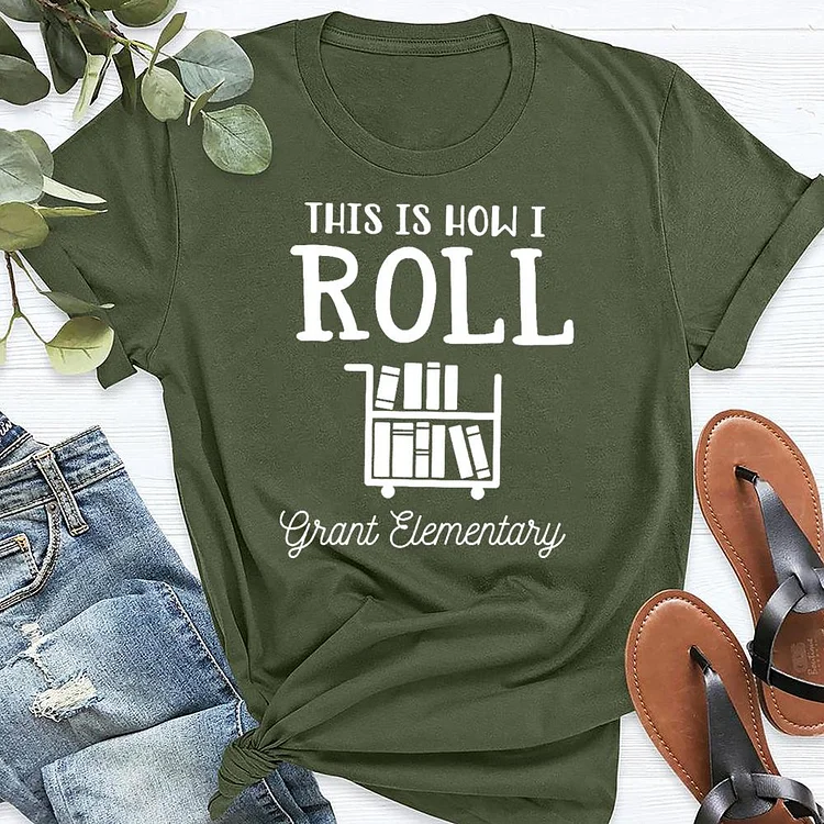 ANB - This Is How I Roll Book Lovers Tee-03199