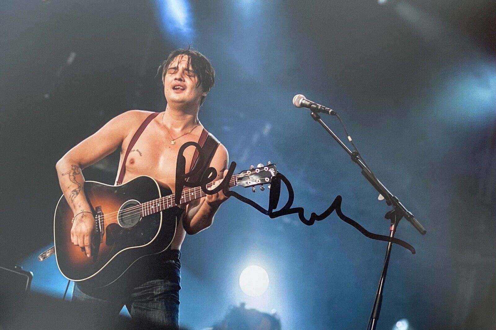 Pete Doherty Genuine Hand Signed 12x8 Photo Poster painting - The Libertines - Babyshambles - 4