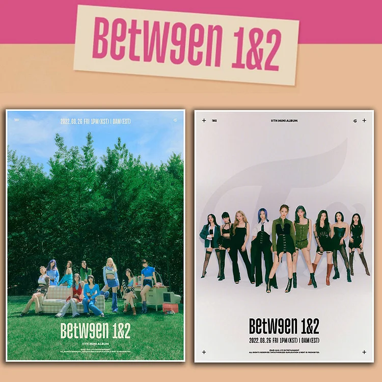 TWICE - 11th Mini Album [BETWEEN 1&2] Official Poster: Type A