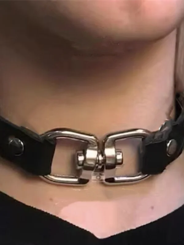 Leather Choker Necklace