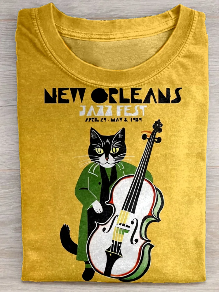 Eagerlys Cat T-shirt Eagerlys