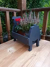 Staffordshire Bull Terrier Pet Planter, Birthday Gift