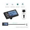 S861 Electric Bicycle LCD Display with SM Connector Electric Scooter LCD Panel 24V/36V/48V Multifunctional for E-Bikes Modification