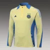 2024/2025 Ajax Half-Pull Training Suit Yellow Football Shirt 1:1 Thai Quality Set love fball