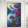(40*70cm)Mountain Flowers - Full Round Drill Diamond Painting