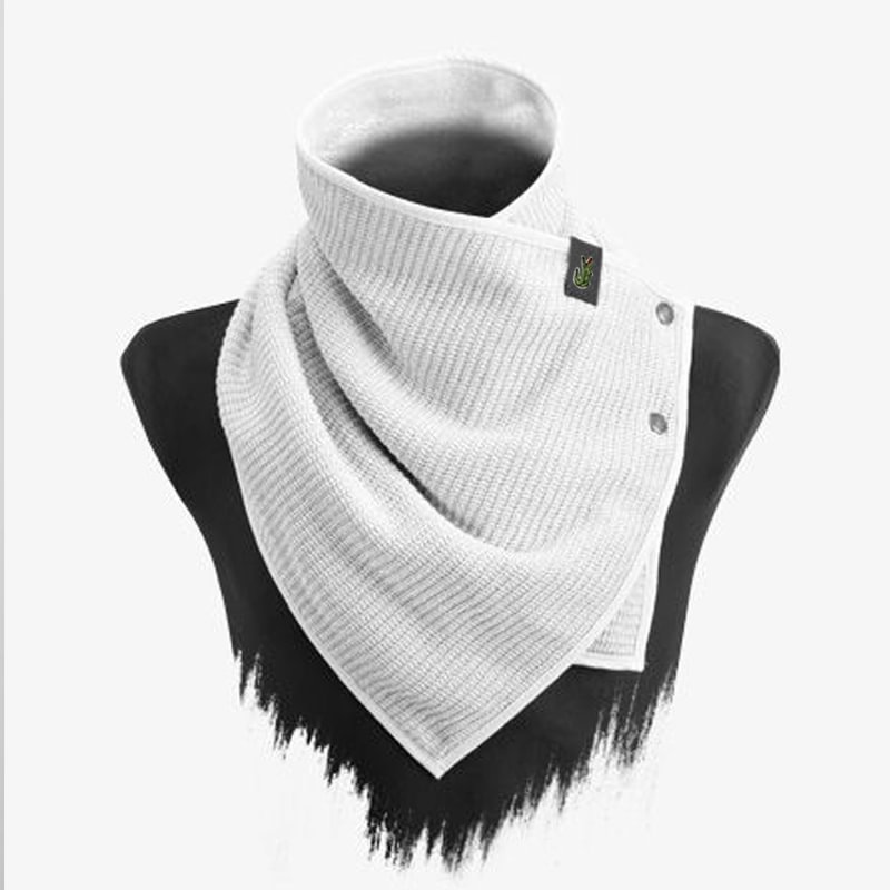 Casual warm knitting scarf