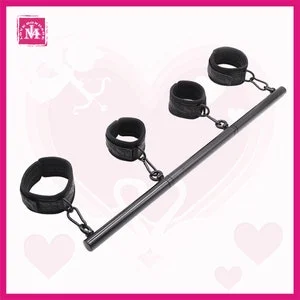 Bondage Spreader, 4 Point Metal Stretch Bar, BDSM Cuff Restraint, Fetish Sex  Toy Suitable for BDSM Play