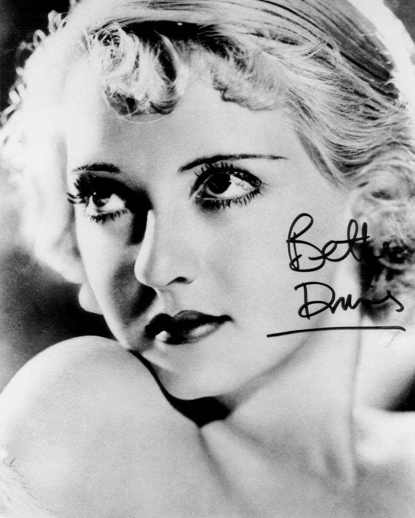 Bette Davis SIGNED AUTOGRAPHED 10 X 8