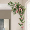 Simulated Rose Vine Gardenia Vine Decoration