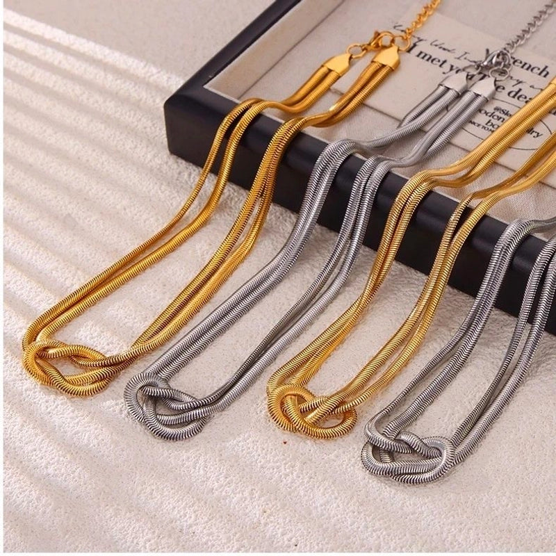 Vintage Style Minimalist Geometric 304 Stainless Steel Jewelry Set