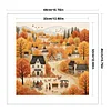 Autumn Town-14CT Counted Cross Stitch 40*40cm/15.75*15.75in