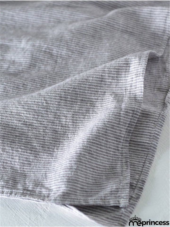 Men's Striped Button Up Shirts