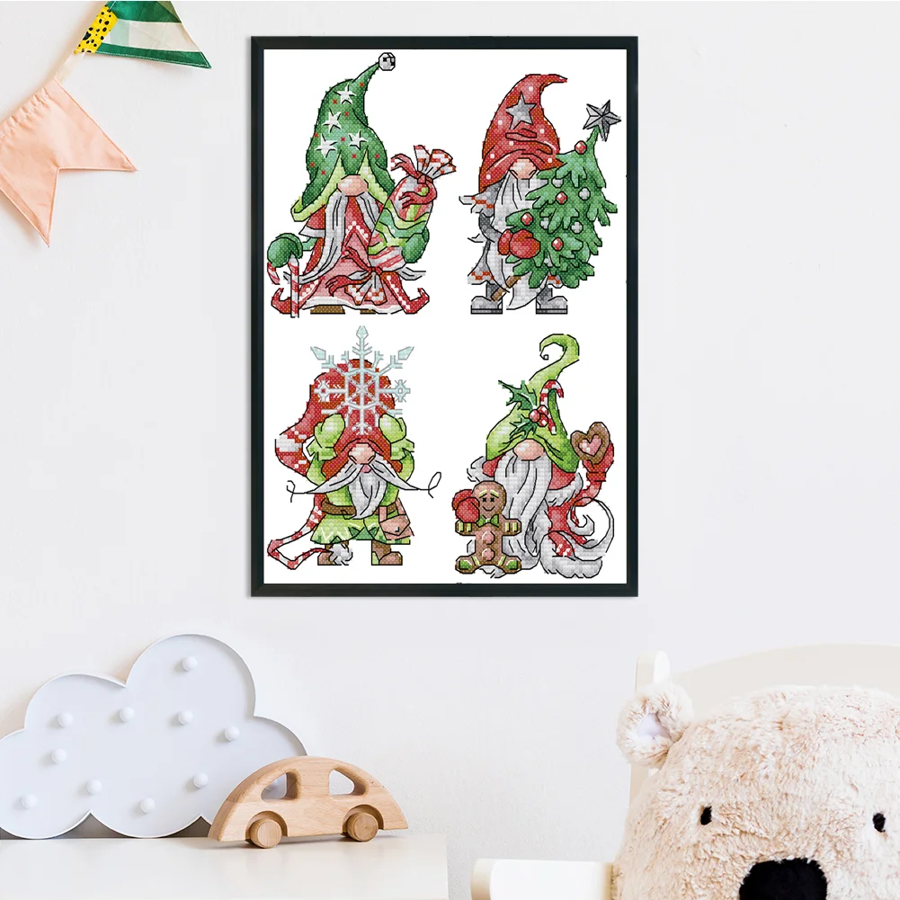 14CT Partial Counted Cross Stitch - Goblin(22*30cm)
