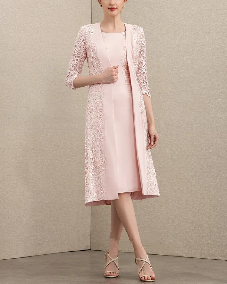 FASHION ELEGANT LACE EMBROIDERED DRESS