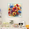 Poppy-11CT Stamped Cross Stitch 40*40cm/15.75*15.75in